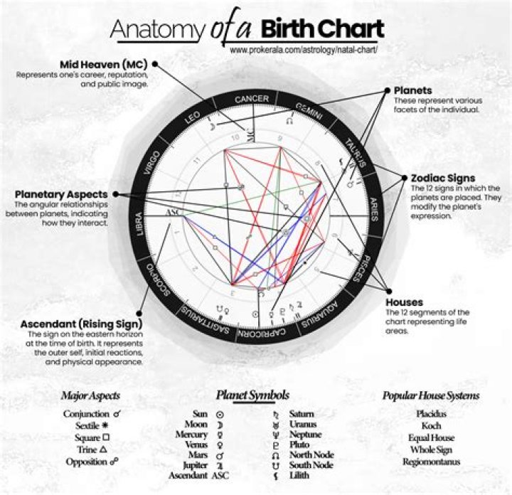 Astrology Birth Chart of Patti Smith (Punk Singer) 2024