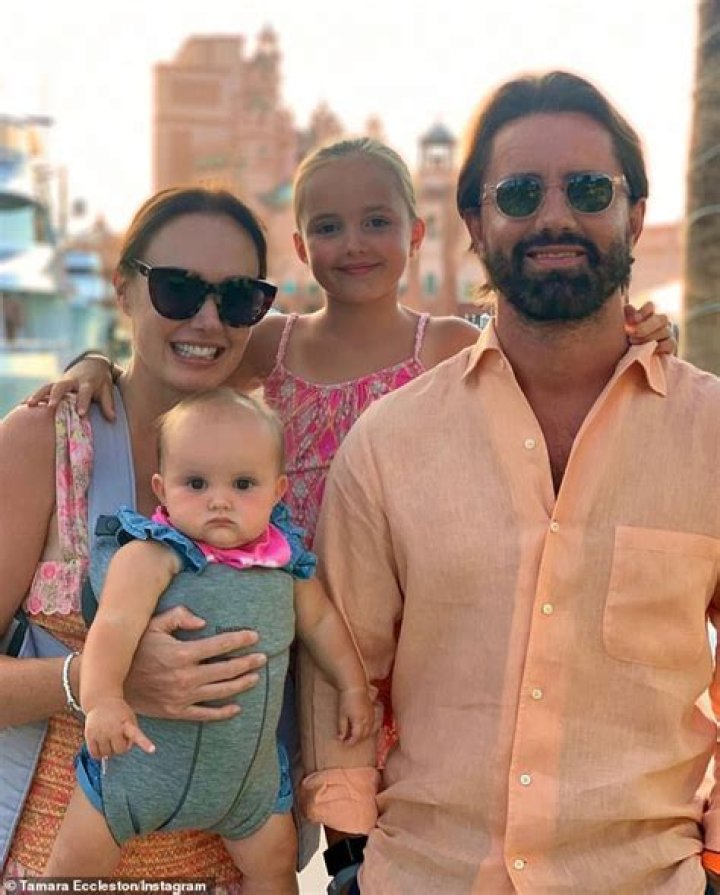 Aww!Tamara Ecclestone’s Husband Shares Sweet Snap of His Wife and Daughter Sophia at the Beach – See the Pic