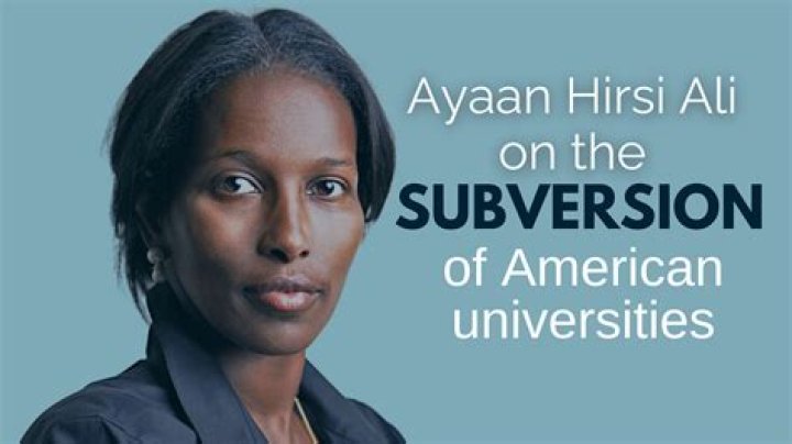 Ayaan Hirsi Ali Biography, Age, Height, Husband, Net Worth, Family