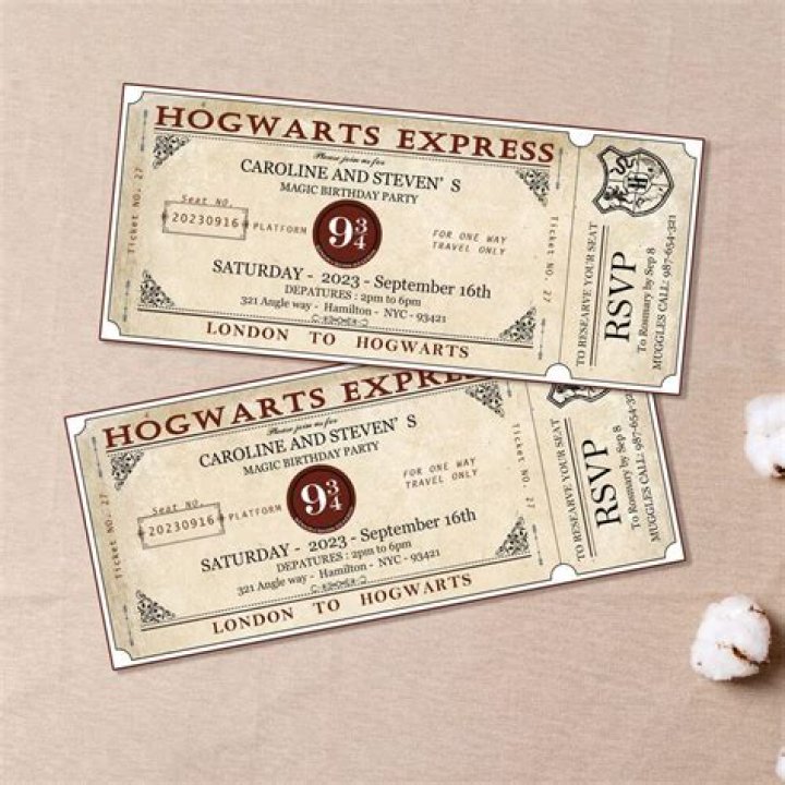 Do you need a ticket for Hogwarts Express?