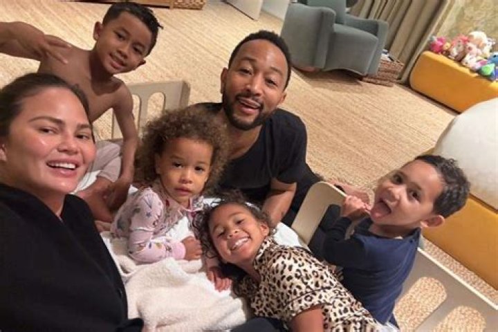 Family Fun! John Legend and Chrissy Teigen Take Luna and Miles for a Day Out at the Park