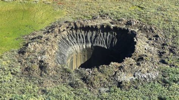 Giant Craters Open Up Across Siberia's "End Of The Earth" Peninsula