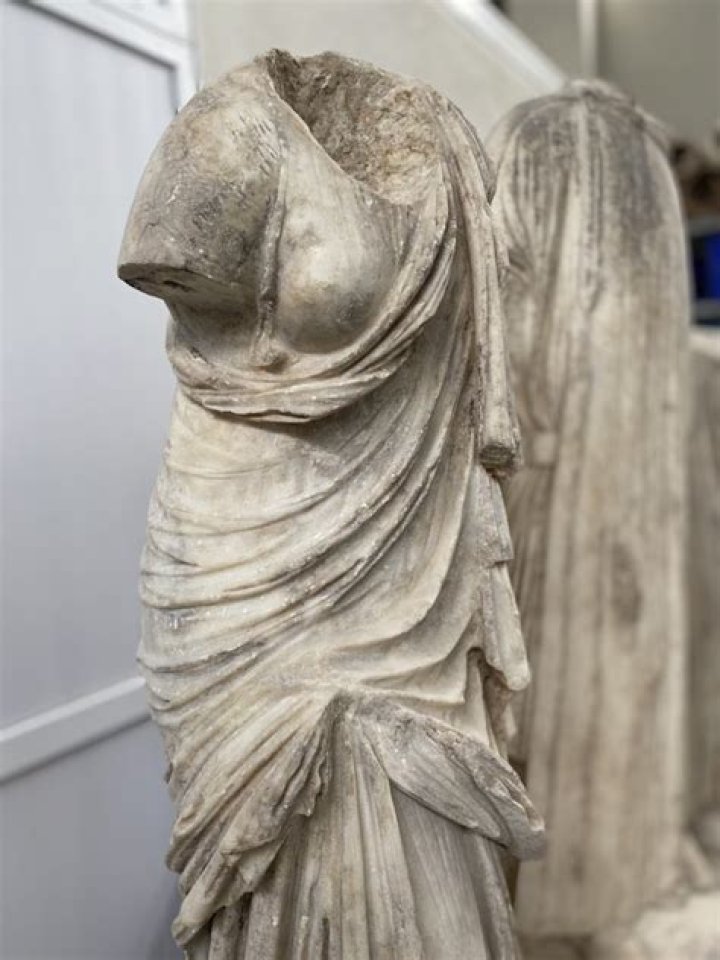 Hellenistic-Era 'Dancing Muses' Statue Unearthed After 22 Centuries
