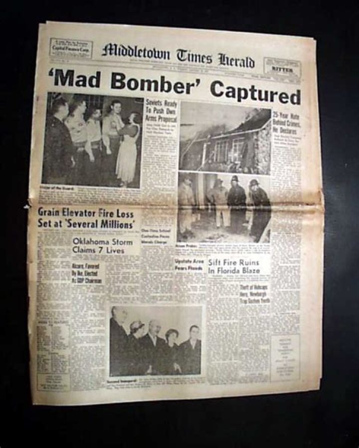 How 'Mad Bomber' George Metesky Held New York City Hostage