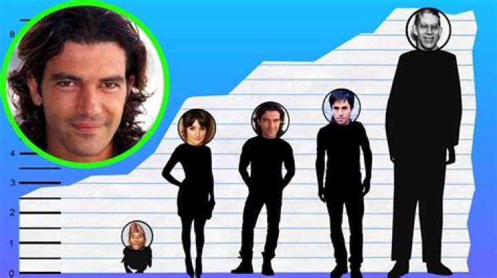 How tall is Antonio Banderas