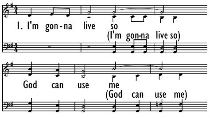 I'm Gonna Live So God Can Use Me