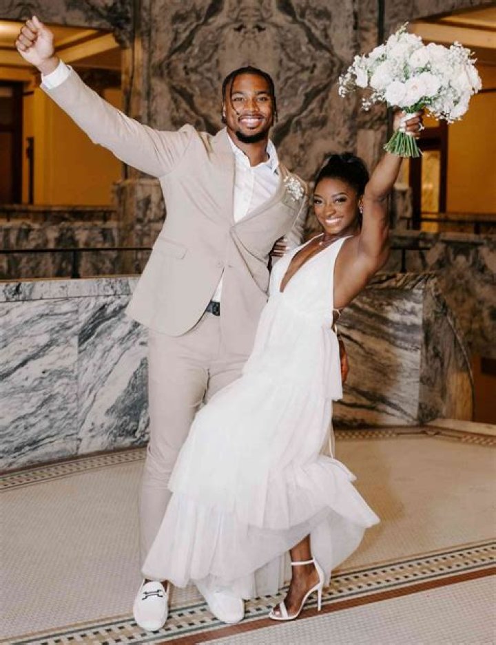 I Do! Olympic Gymnast Simone Biles and Jonathan Owens Are Married: Courthouse Wedding Details