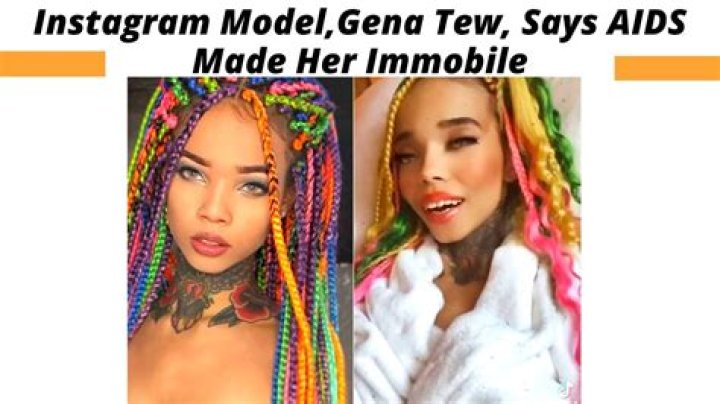 Instagram Model, Gena Tew, Says AIDS Made Her Blind And Immobile