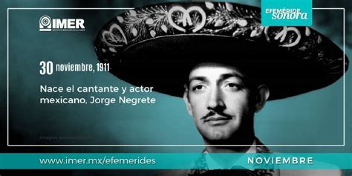 Jorge Negrete (Cantante de Música Mundial) - Edad, cumpleaños, biografía, hechos, familia, patrimonio neto, altura y más
