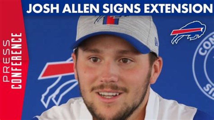 Josh Allen Signs Incredibly Rich Extension With The Bills