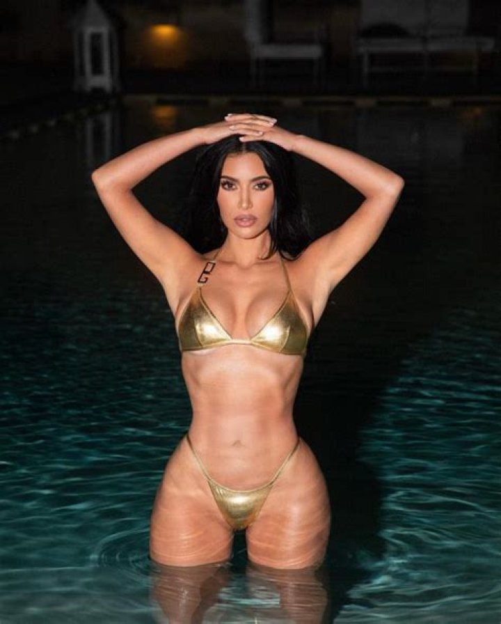 Kim Kardashian Bikini Photos Have Us Pondering Why She's Diving In Shallow Water