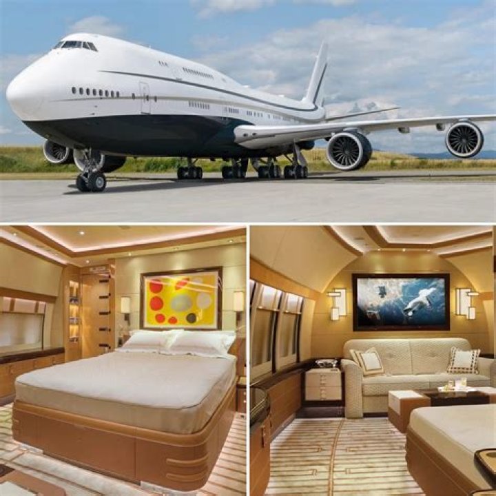 Kim Kardashian Took The Most Luxe Flight Ever On A Two-Story, Private Boeing 747 Jet