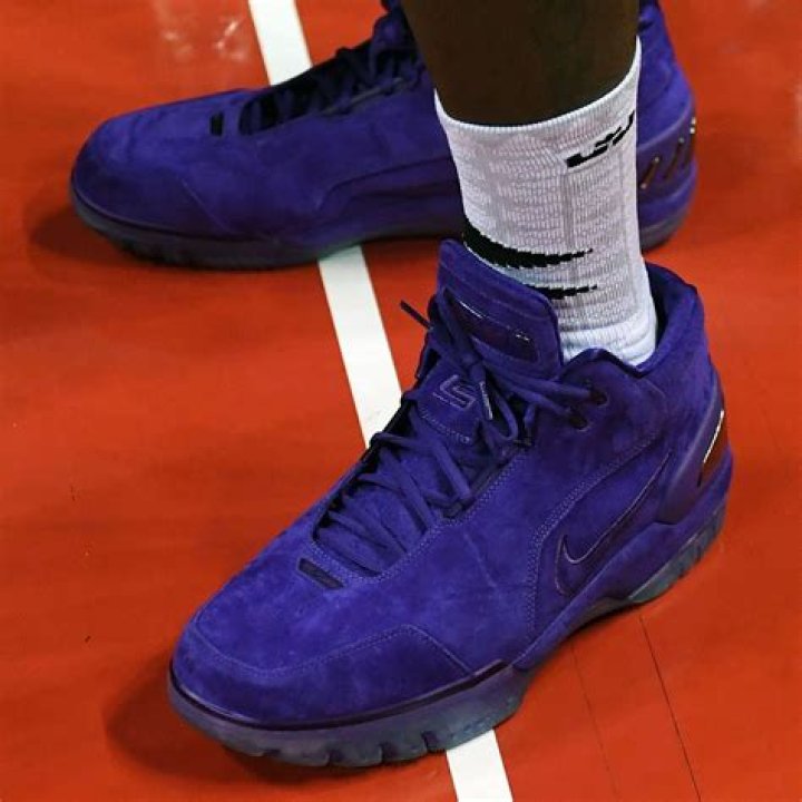 LeBron James Shows Off Nike Air Zoom Generation "Purple Suede"