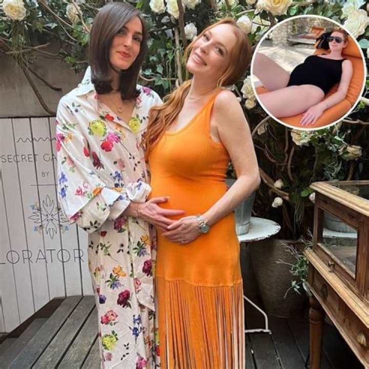 Lindsay Lohan Is Glowing! ‘Mean Girls’ Actress Shows Off Growing Baby Bump With Baby No. 1: Photos