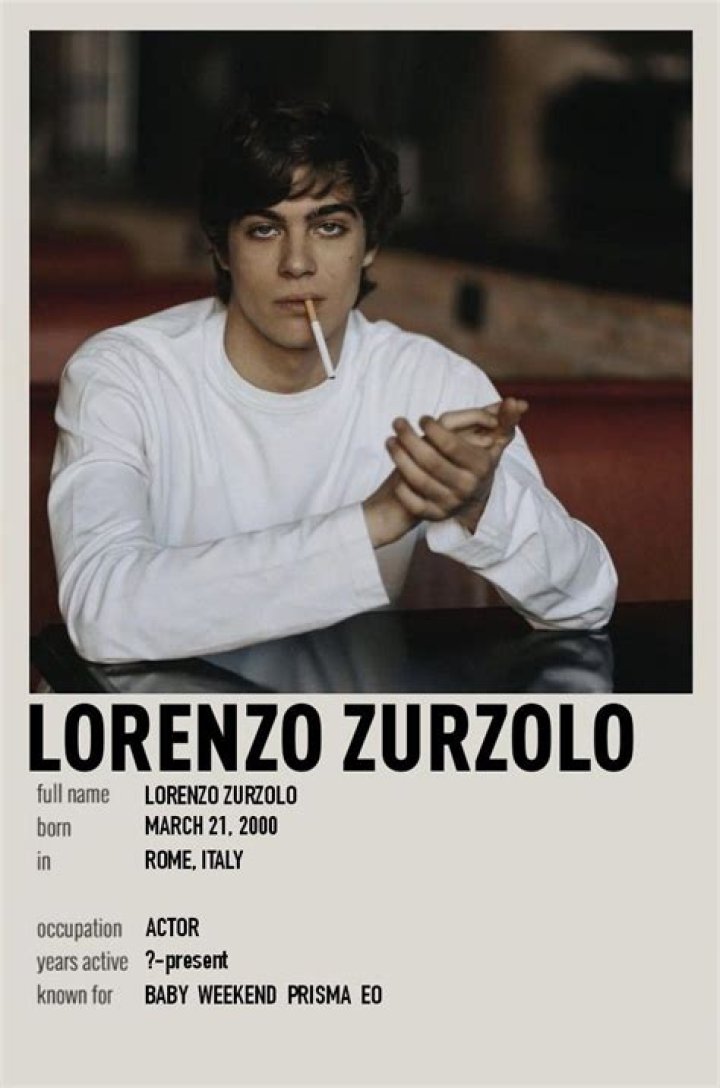 Lorenzo Zurzolo – Celebsgraphy