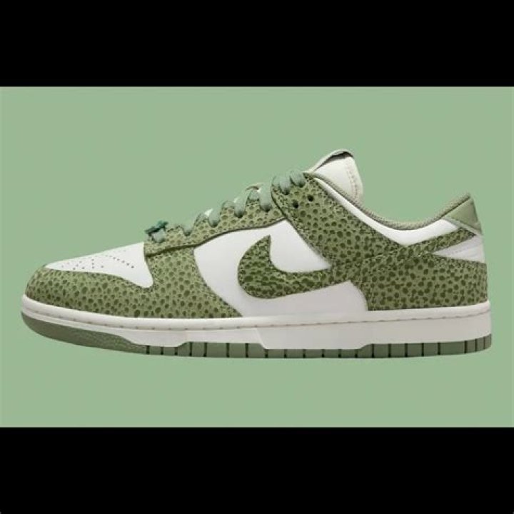 Nike Dunk Low Safari WMNS “Oil Green” Officially Unveiled