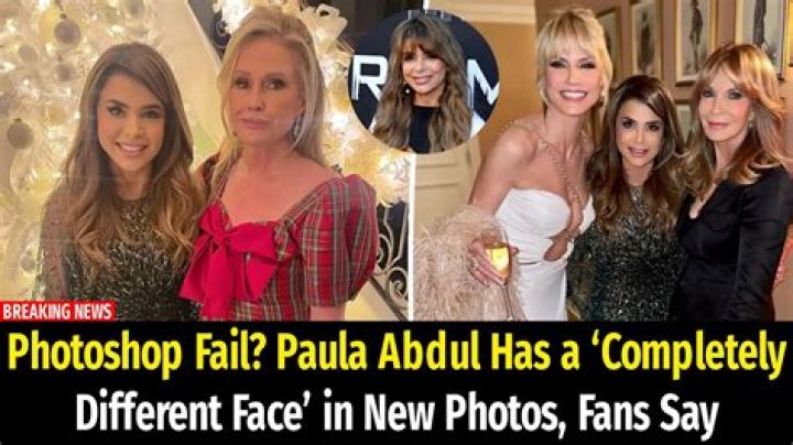 Photoshop Fail? Paula Abdul Has a ‘Completely Different Face’ in New Photos, Fans Say