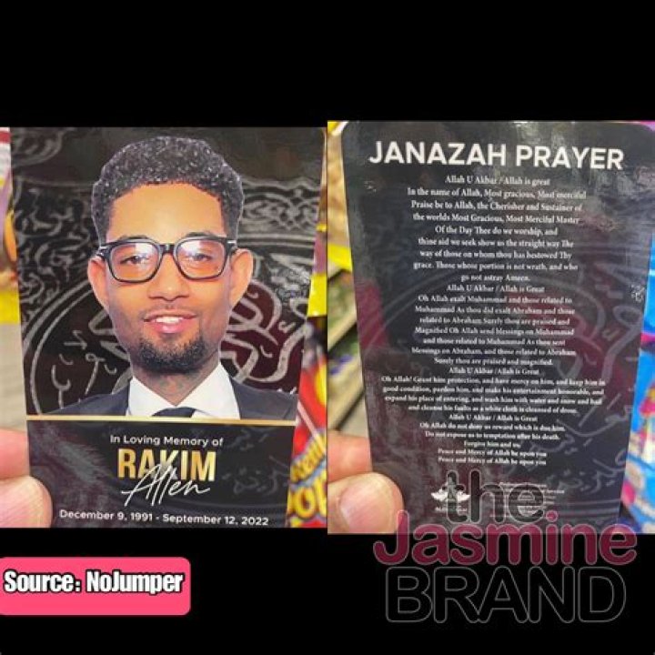 PNB Rock Laid To Rest During Traditional Muslim Funeral Service In Philadelphia