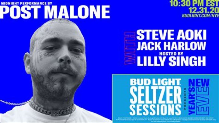 Post Malone, Saweetie, & Jack Harlow Headline Bud Light’s NYE Special: Watch Now