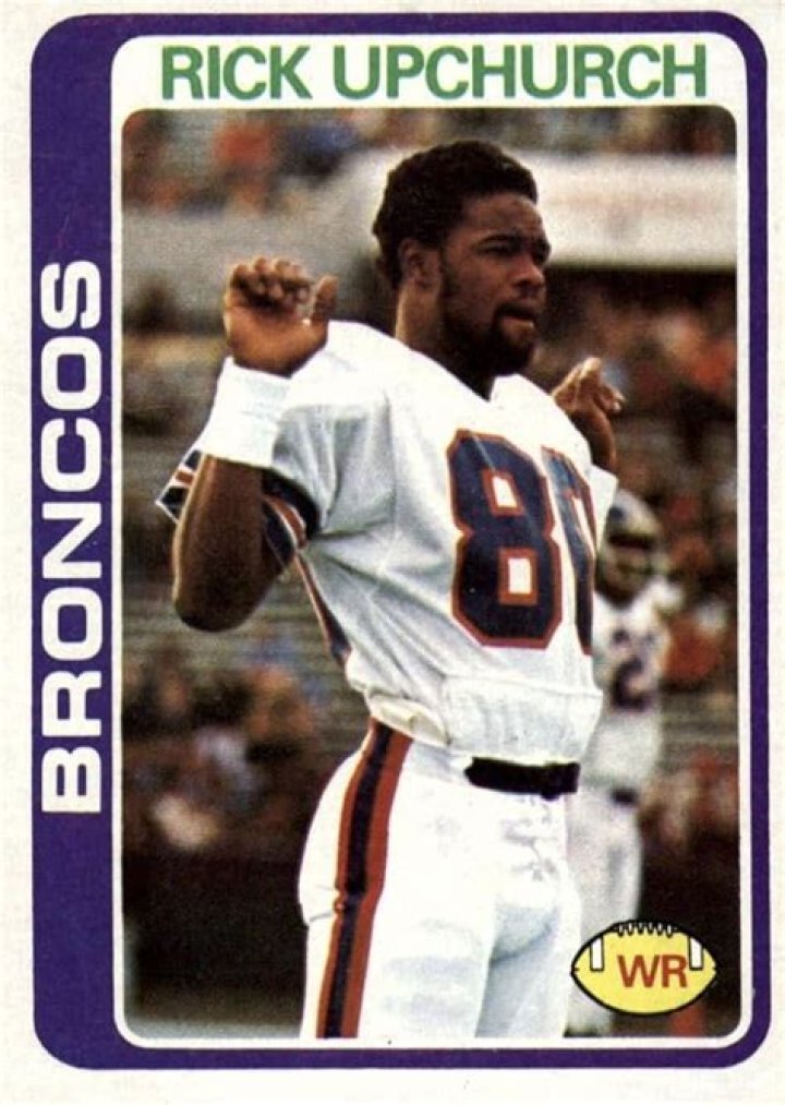 Rick Upchurch (Football Player) - Age, Birthday, Bio, Facts, Family, Net Worth, Height & More