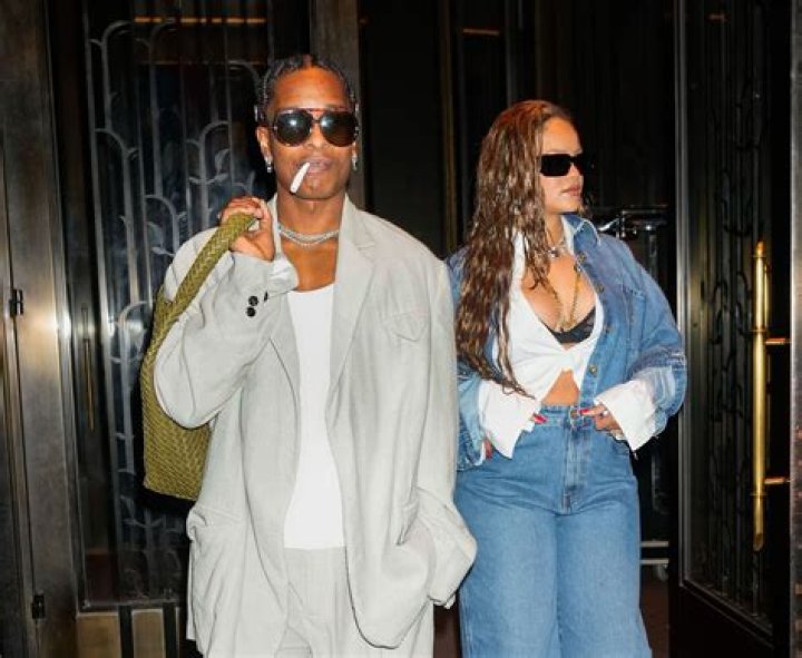 Rihanna And ASAP Rocky Stun In Paris Fashion Week Looks