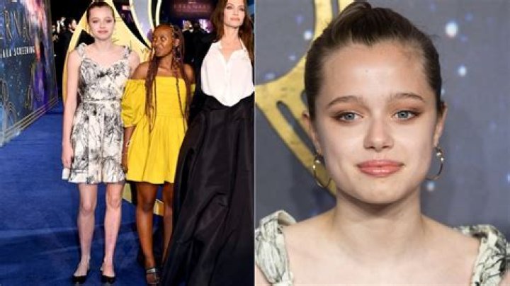 Shiloh Jolie-Pitt Looks So Grown Up in Mom Angelina Jolie’s Dress on the Red Carpet: See Her Outfit