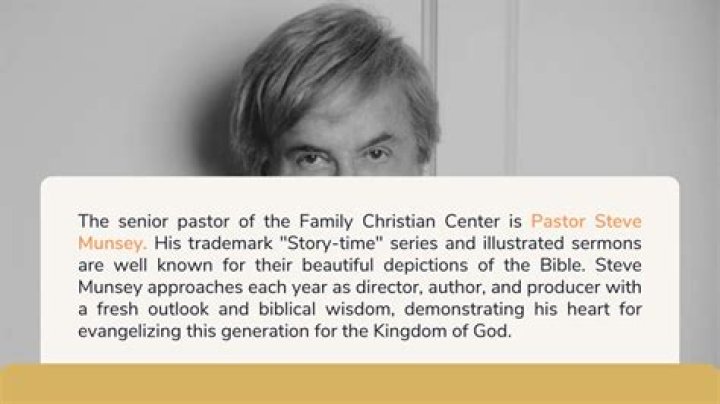 Steve Munsey (Religious Leader) - Age, Birthday, Bio, Facts, Family, Net Worth, Height & More