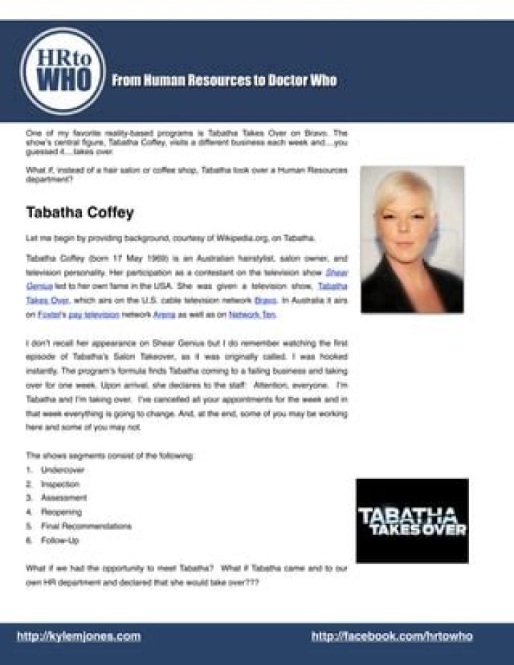 Tabatha Coffey (Reality Star) - Age, Birthday, Bio, Facts, Family, Net Worth, Height & More