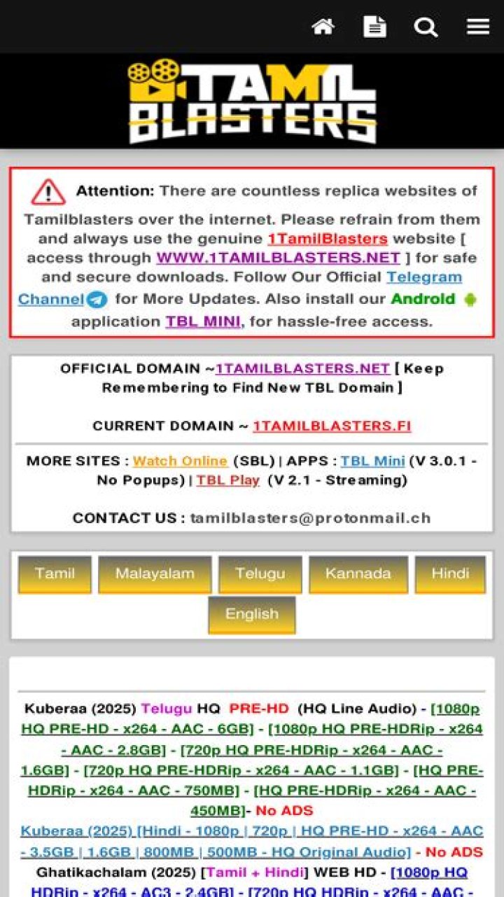 Tamil Blasters: Your Ultimate Source for Tamil Cinema and Entertainment