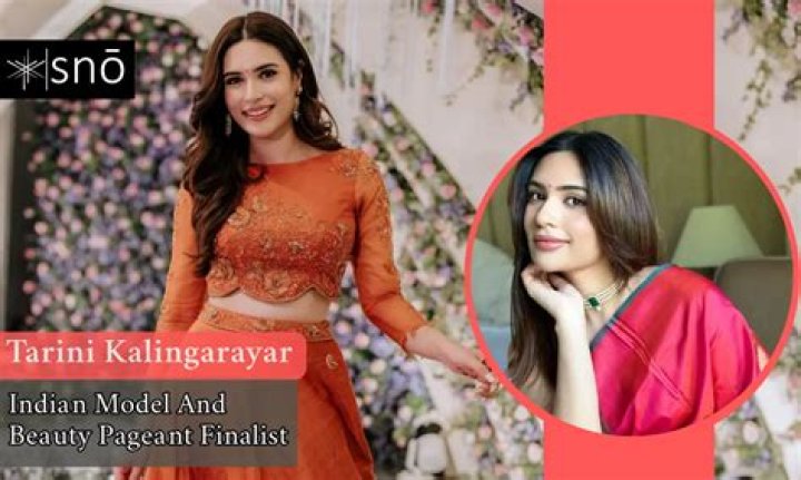 Tarini Kalingarayar (Model) Wiki, Age, Boyfriend, Parents, Caste, Husband, Family, Relationships & More