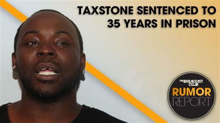 Taxstone Reacts To Prison Sentence: "I'm Not Doing 35"