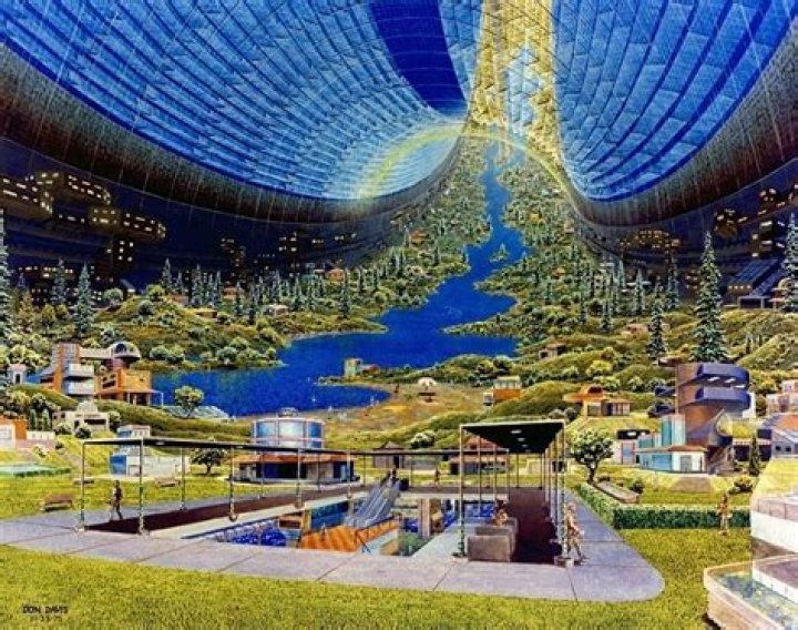 The Space Colonies As Imagined By NASA In The 1970s And Today