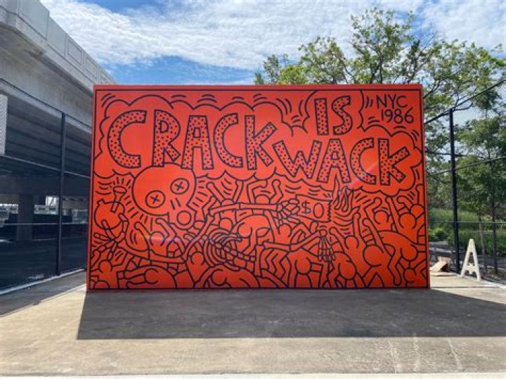 The Story Behind The Keith Haring's 'Crack Is Wack' Mural