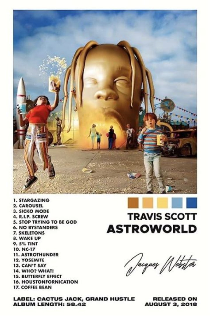 Travis Scott's Custom "Astroworld" Wrap Job On Private Jet Cost $30K: Report