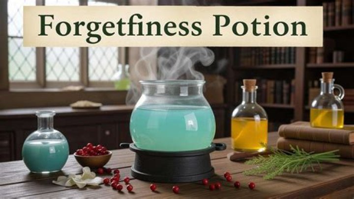 What ingredients are in a forgetfulness potion?