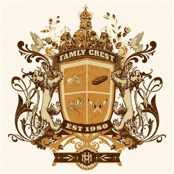 What is the black family crest?
