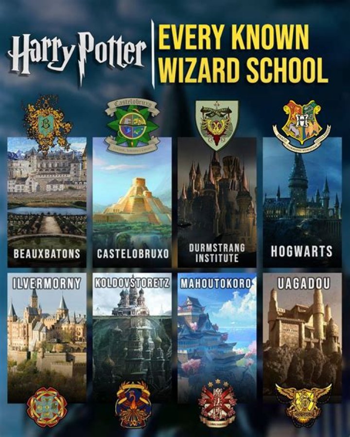 What is the name of the wizarding school in Australia?