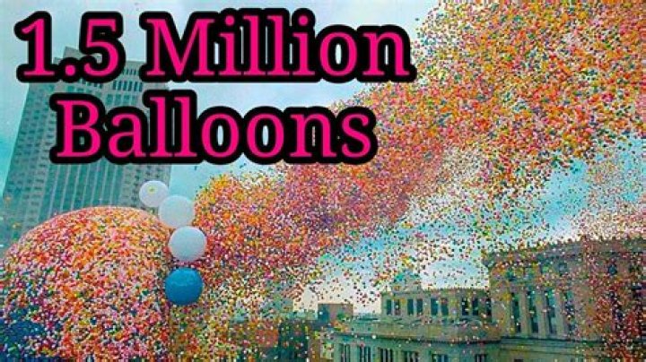 When Cleveland, Ohio Decided To Launch 1.5 Million Balloons