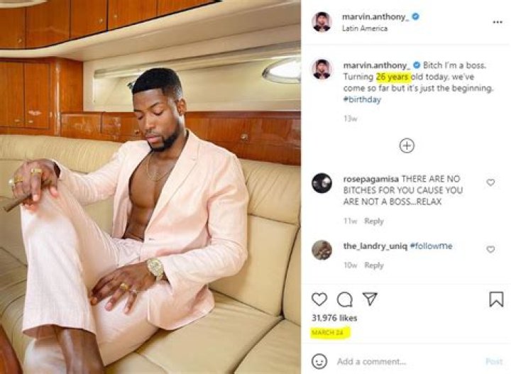 Who is Marvin Anthony? Wiki, Biography, Height, Age, Girlfriend & Family